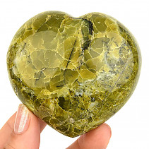 Heart opal green 229g from Madagascar