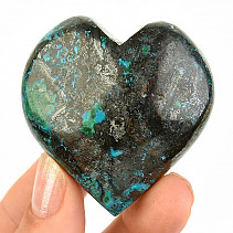 Heart chrysocol from Peru 81g