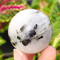 Quartz with black tourmaline ball Ø 43mm