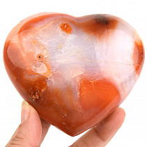 Carnelian heart 489g from Madagascar