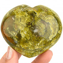 Heart opal green 218g from Madagascar