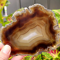 Polished agate slice from Brazil 115g