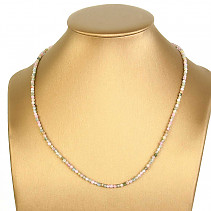 Necklace tourmaline multicolor facet cut Ag 925/1000 approx. 47cm