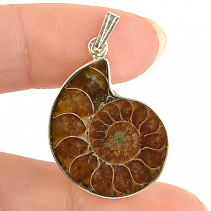 Ammonite pendant Ag 925/1000 6.4g