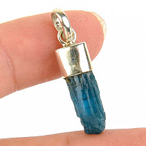 Apatite crystal pendant Ag 925/1000 2.3g