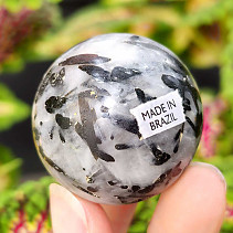 Quartz with black tourmaline ball Ø 37mm