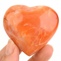 Carnelian heart 103g from Madagascar