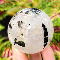 Quartz with black tourmaline ball Ø 52mm