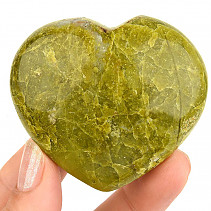 Heart opal green 101g from Madagascar