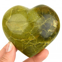 Heart opal green 279g from Madagascar