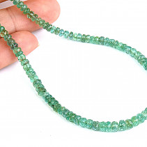 Emerald necklace Ag 925/1000 45cm 12.4g