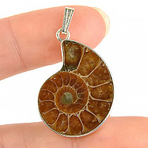 Ammonite pendant Ag 925/1000 6.2g