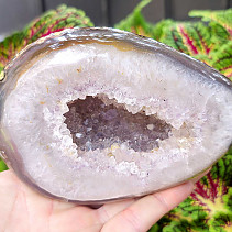 Geode agate with cavity Brazil 729g