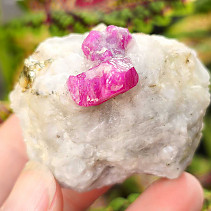 Natural ruby in mother rock 113g