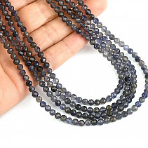 Iolite necklace facet cut Ag 925/1000 approx. 47cm