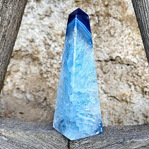 Blue agate obelisk 233g (Brazil)