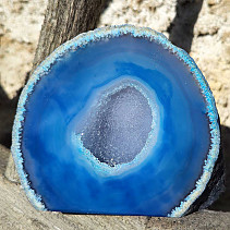 Geode agate natural with cavity Brazil 700g