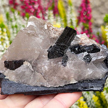 Black tourmaline in natural crystal (Brazil) 238g