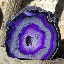 Geode agate natural with cavity Brazil 599g