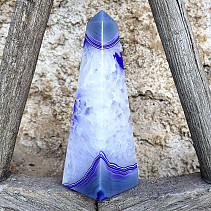 Purple agate obelisk 488g (Brazil)