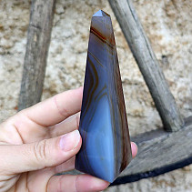 Brown agate obelisk 141g (Brazil)