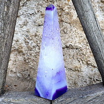 Purple agate obelisk 319g (Brazil)