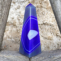 Purple agate obelisk 332g (Brazil)