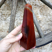 Brown agate obelisk 400g (Brazil)