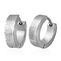 Earrings made of steel typ047