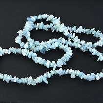 QA aquamarine necklace 90 cm