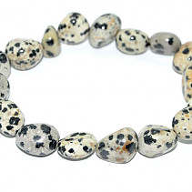 Dalmatian jasper bracelet tromle