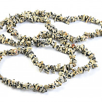 Dalmatian jasper necklace 90 cm