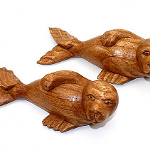 Seal wood carving