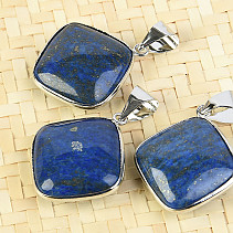 Lapis lazuli pendant diamond trim Bižu