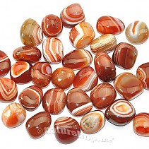 Tromle brown banded agate QA China