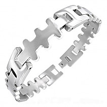 Steel bracelet 21 cm