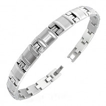 Steel bracelet small pieces 21 cm
