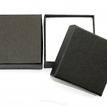 Black gift box 6x6cm - a pendant, earrings