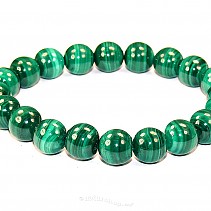 Malachite bracelet beads extra 10 mm