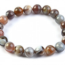 Agate beads bracelet extra 10 mm