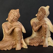 Sleeping Buddha light wood (Indonesia) 22 cm