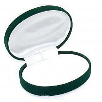 Velvet gift box oval tm. green