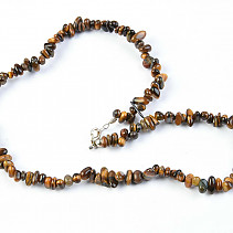 Tiger's Eye Necklace pebbles 45 cm