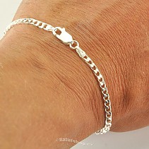 Silver bracelet 19.5 cm 3.8 g Ag 925/1000