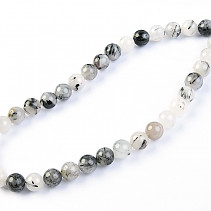 Tourmaline necklace in crystal 12 mm 46 cm