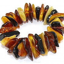 Amber bracelet irregular stones