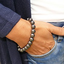 Hematite beads bracelet 10 mm