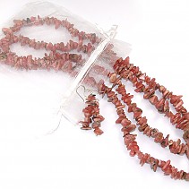 Rhodochrosite jewelry set - necklace + earrings dl