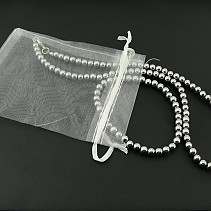 Jewelry set hematite beads 6 mm
