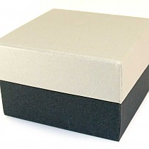 Dárková krabička černo - šedá 9 x 8.5cm
